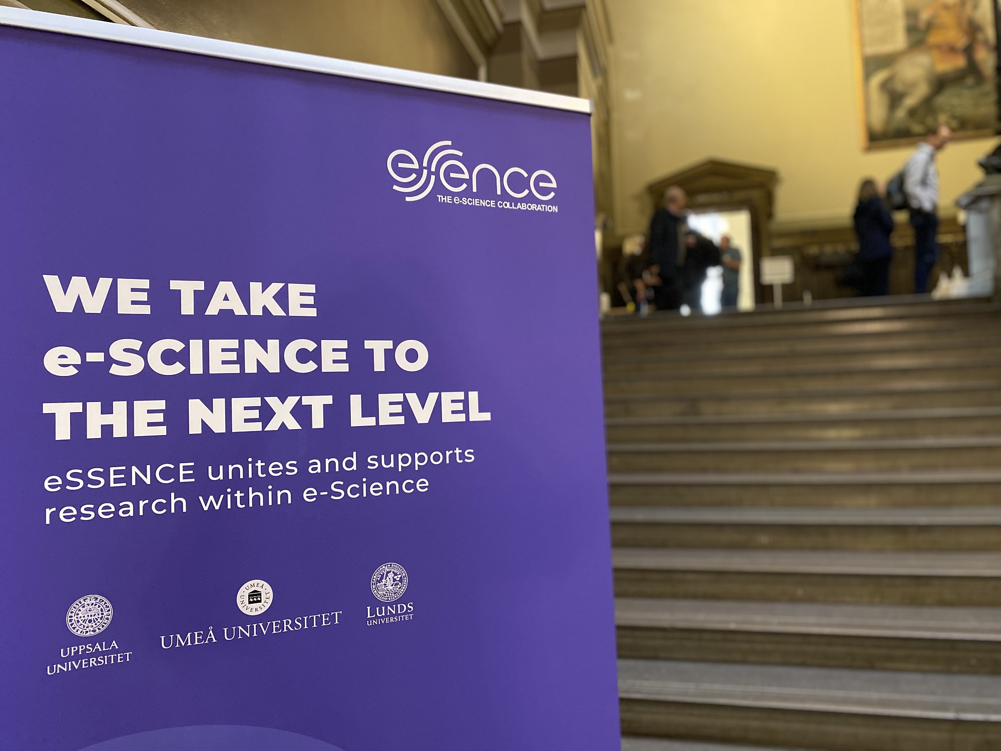 Roll-up with the message: We take e-science to the next level